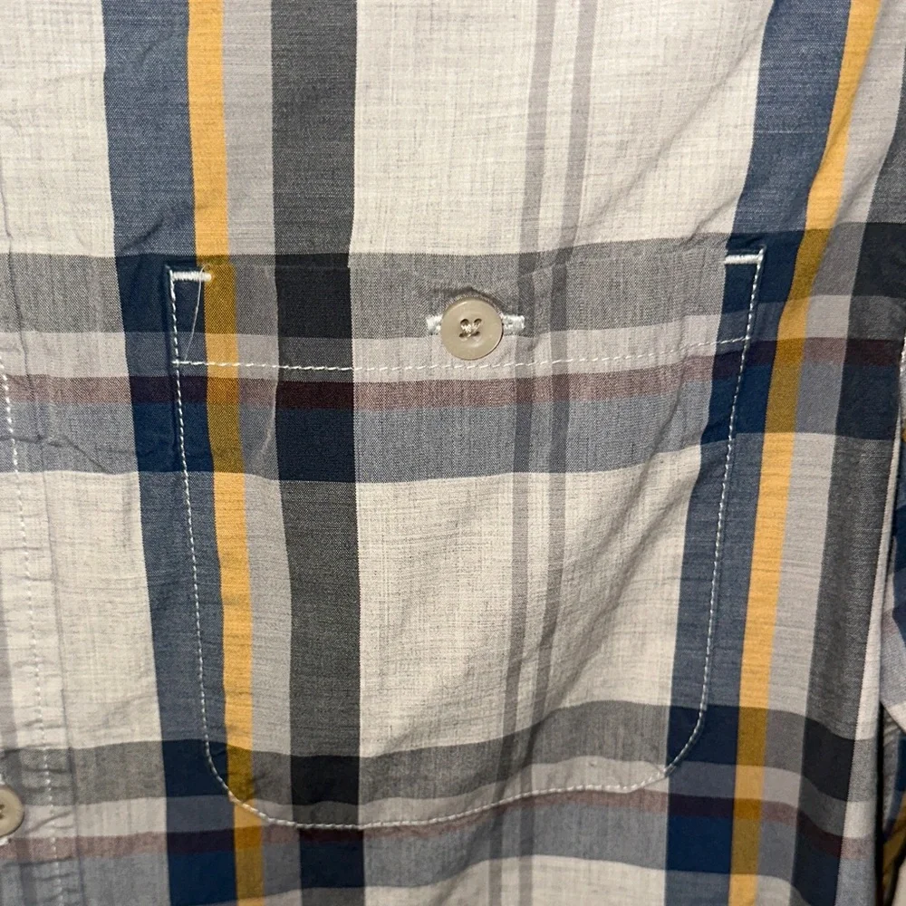 The North Face Plaid Button Down Shirt Small Hiking Outdoor Casual - Picture 4 of 8